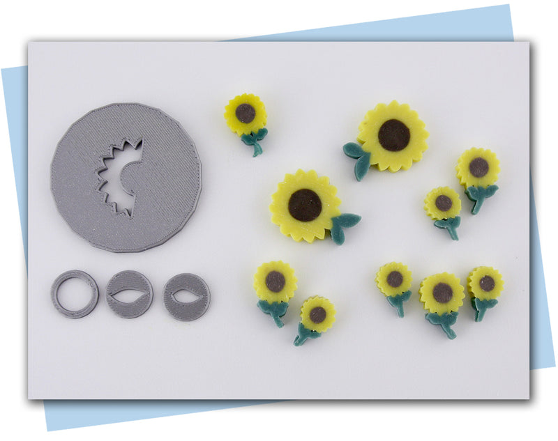 Sunflower extruder discs pieces and embeds