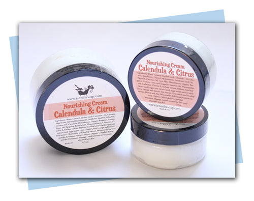 jars of Calendula & Citrus Moisturizing Cream