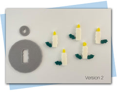 Large Candle Extruder Disc Set 