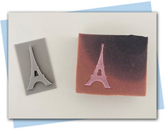 soap stamp in the shape of the Eiffel Tower