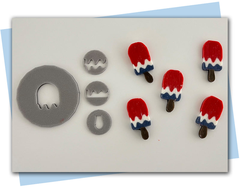 Large Popsicle extruder disc set