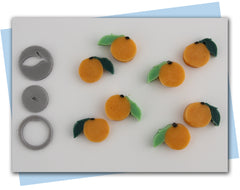orange fruit extruder disc set