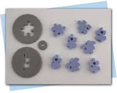 puzzle pieces extruder disc set