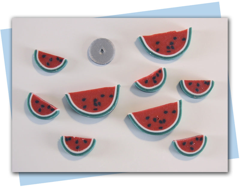 seed extruder discs for making watermelon soaps