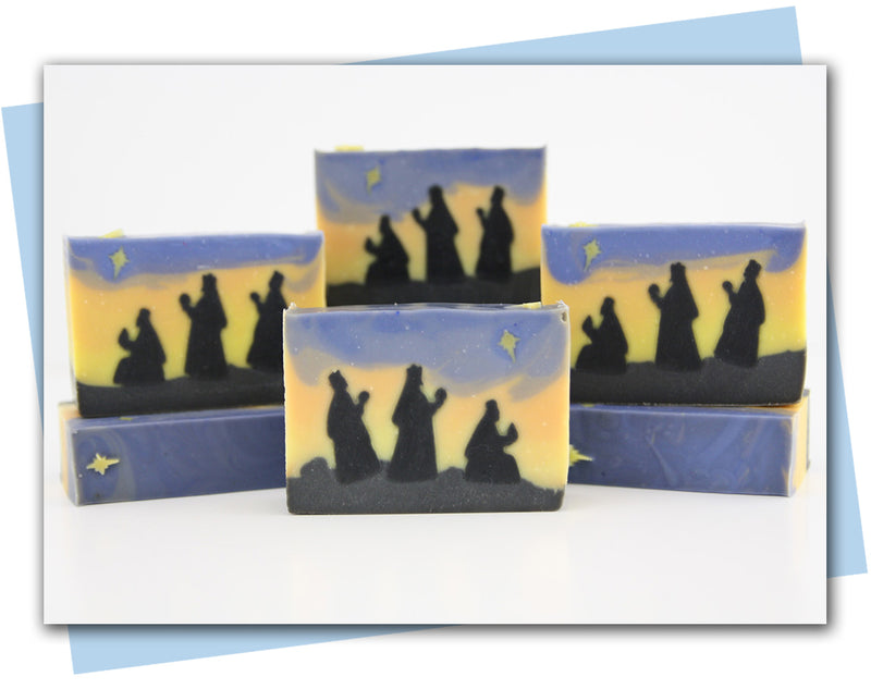 bars of soap with wisemen on them