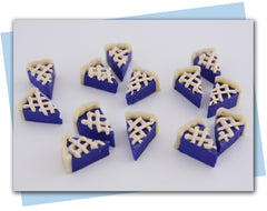 blueberry pie slices soap embeds