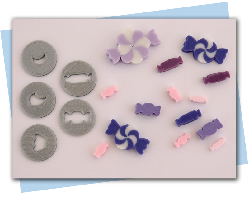 candy pieces extruder discs