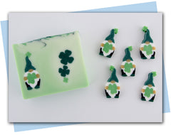 bar of soap with shamrock gnome embed