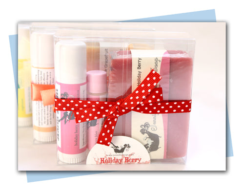 Sampler Gift Sets soap lip balm hand balm